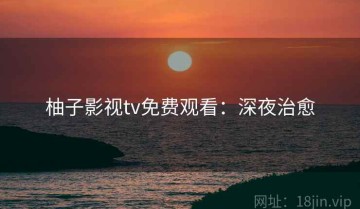柚子影视tv免费观看：深夜治愈
